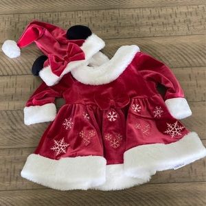 Disney Christmas Dress with Santa hat